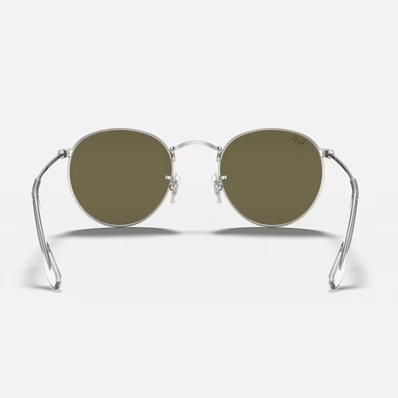 Ray-Ban RB3447 Mirrored Silver Round Sunglasses - Picture 4 of 14